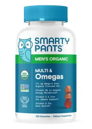 SmartyPants Vitamins SmartyPants Organics Men's Complete -- multivitamin gummies, organic ingredients