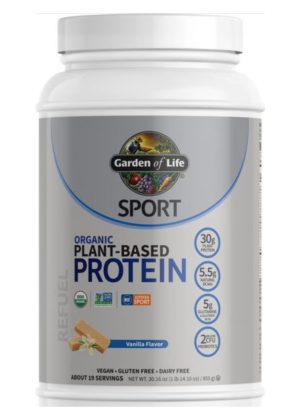 Garden of Life SPORT Organic Plant-Based Protein, Vanilla -- organic protein, plant-based protein