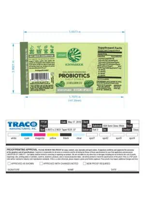 Sunwarrior Soil-Based Probiotics -- gut health, probiotics - Back