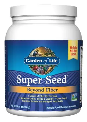 Garden of Life Super Seed — dietary fiber, gut health