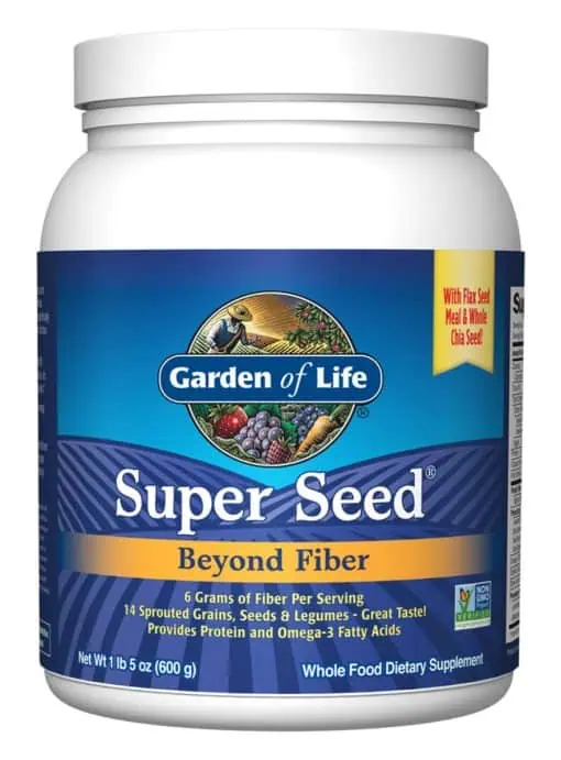 Garden of Life Super Seed — dietary fiber, gut health