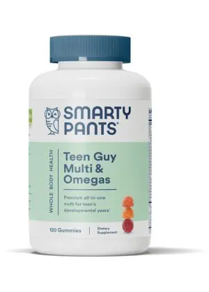 SmartyPants Vitamins Teen Guy Formula -- multivitamin for teens, omega-3 gummies