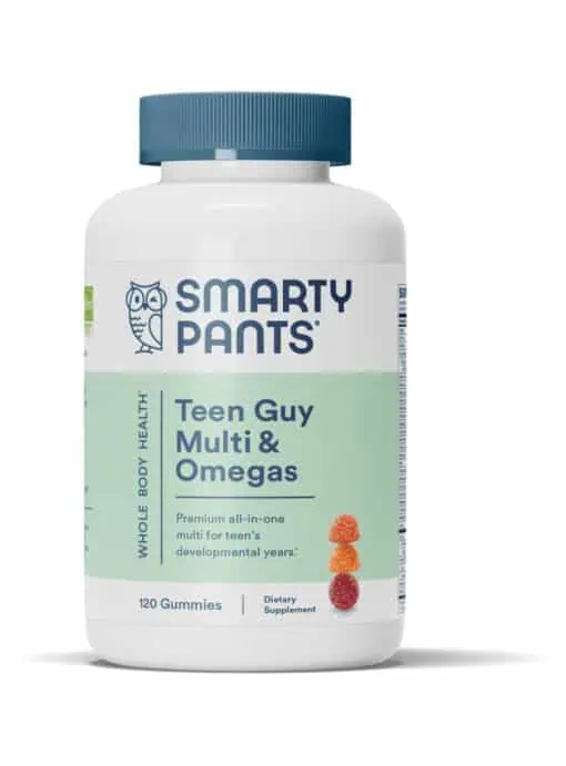 SmartyPants Vitamins Teen Guy Formula -- multivitamin for teens, omega-3 gummies