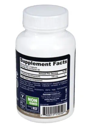 Jarrow Formulas Theanine 100mg -- L-Theanine, relaxation support - Back