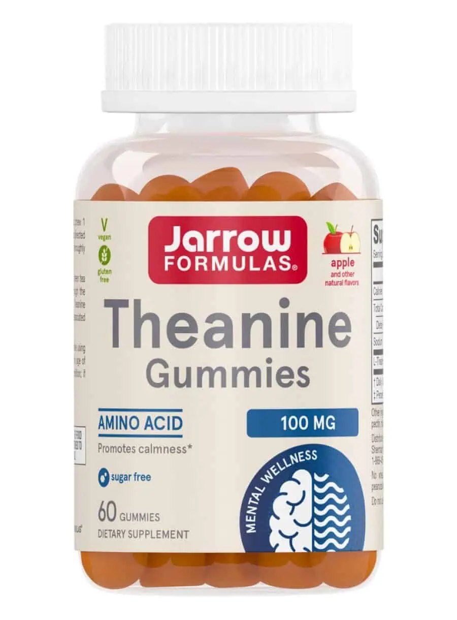 Jarrow Formulas Theanine Gummies 100mg -- amino acid, relaxation support