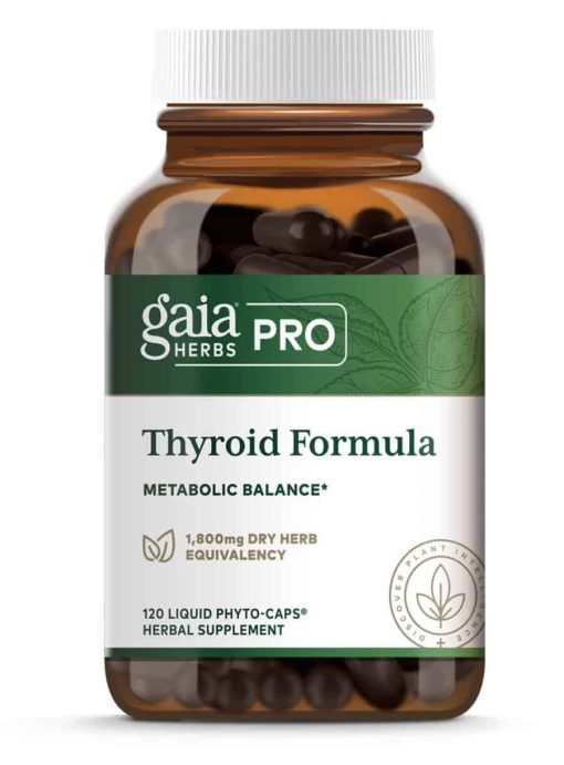 Gaia Herbs Thyroid Formula — Thyroid Support, Metabolic Balance