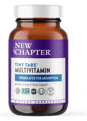 New Chapter Tiny Tabs(TM) Multivitamin -- whole-food multivitamin, easy to swallow