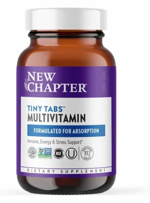 New Chapter Tiny Tabs(TM) Multivitamin -- whole-food multivitamin, easy to swallow