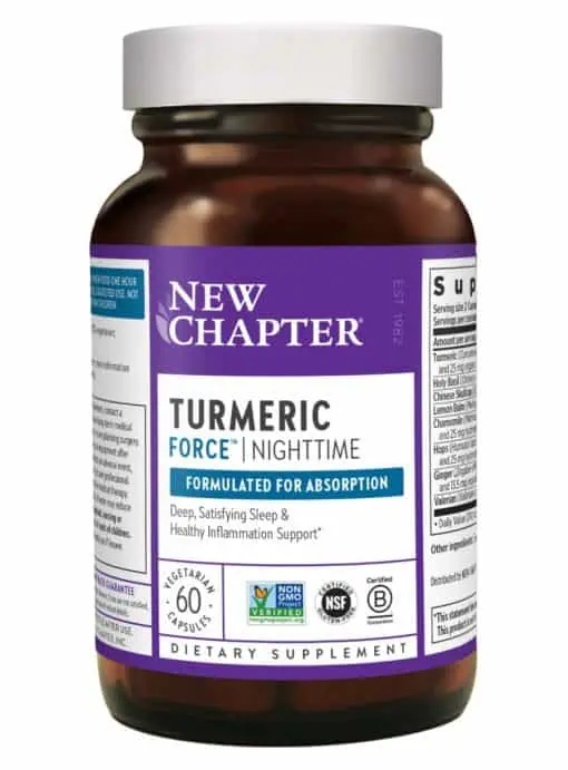 New Chapter Turmeric Force Nighttime -- sleep support, inflammation response