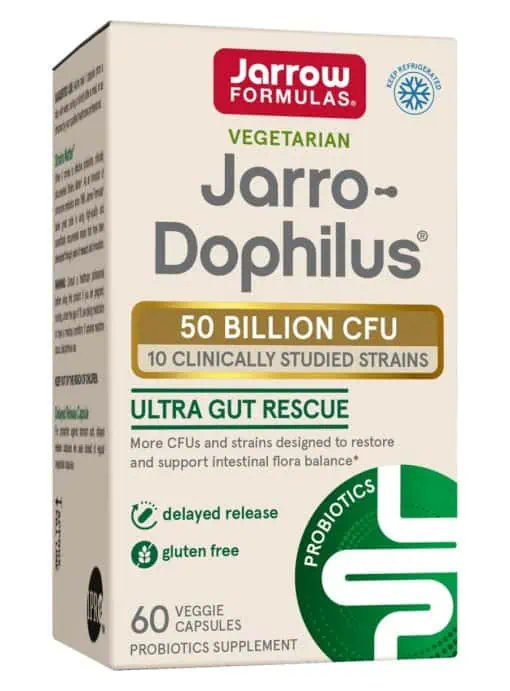 Jarrow Formulas Ultra Jarro-Dophilus -- probiotic supplement, gut health