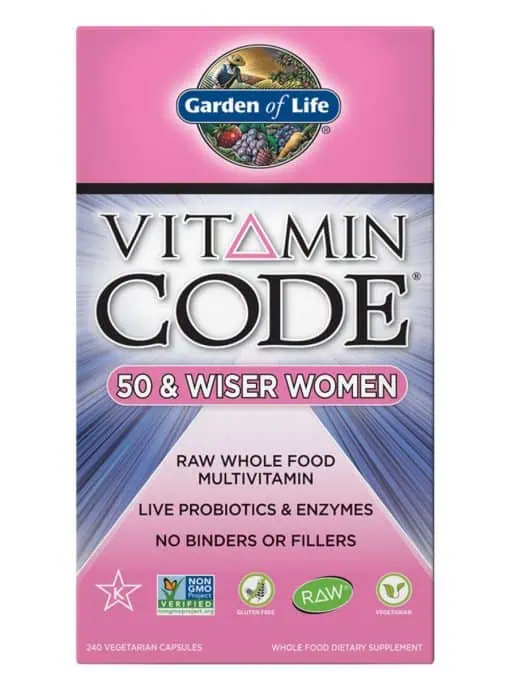 Garden of Life Vitamin Code 50 and Wiser Womens Multi -- womens multivitamin, health support