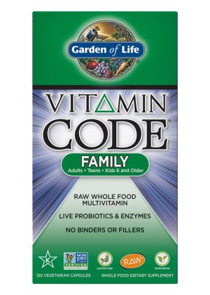 Garden of Life Vitamin Code Family — multivitamin, probiotics