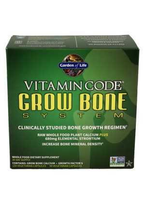 Garden of Life Vitamin Code Grow Bone System -- bone health, calcium supplement