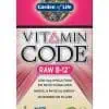 Garden of Life Vitamin Code RAW B-12 — Whole Food Vitamin B12, Energy Support