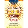 Garden of Life Vitamin Code RAW D3 2000IU -- vitamin D3, whole food vitamin
