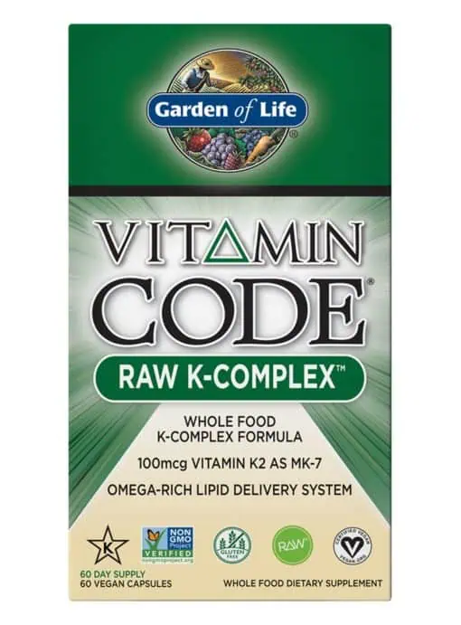 Garden of Life RAW K-Complex — Vitamin K, Bone Health