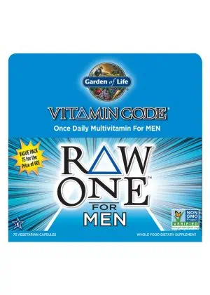 Garden of Life Vitamin Code RAW ONE For Men — Multivitamin, Whole Food