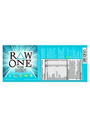 Garden of Life Vitamin Code RAW ONE For Men — Multivitamin, Whole Food - Back