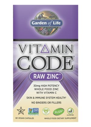 Garden of Life Vitamin Code RAW Zinc — Whole Food Zinc, Immune Support