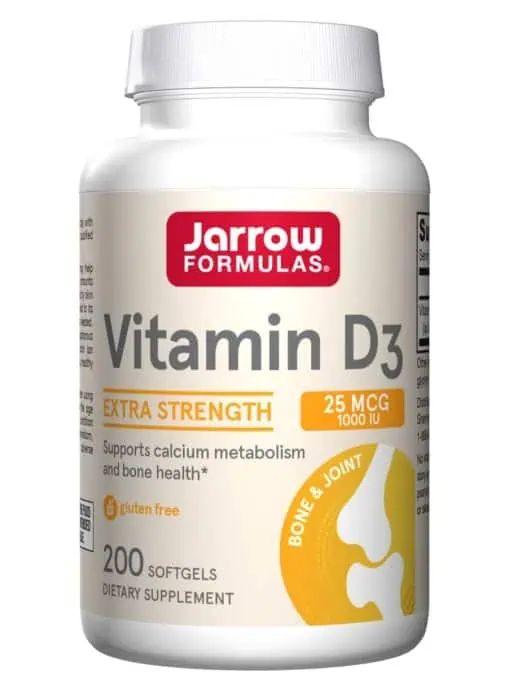 Jarrow Formulas Vitamin D3 1000iu -- vitamin d3, bone health