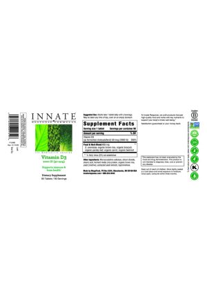 Innate Response Vitamin D3 2000IU -- vitamin D3, immune support - Back
