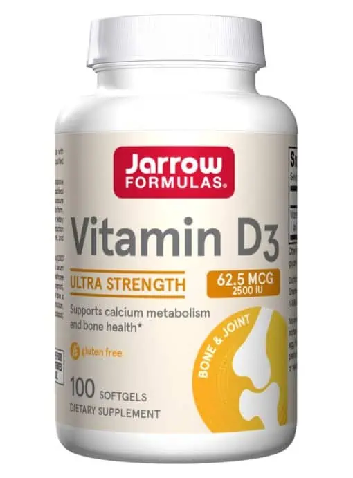 Jarrow Formulas Vitamin D3 2500iu -- vitamin d3, bone health