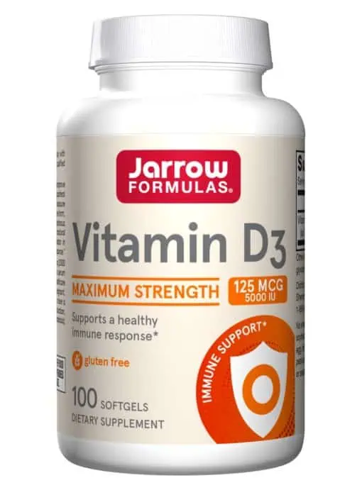 Jarrow Formulas Vitamin D3 5000iu -- vitamin d, immune support