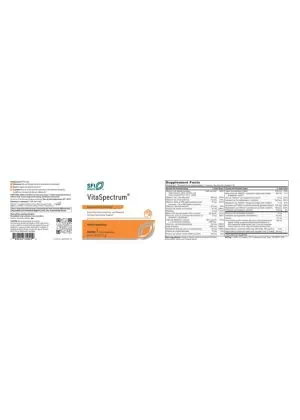 SFI Health VitaSpectrum® — Nutritional Support, Vitamins and Minerals - Back