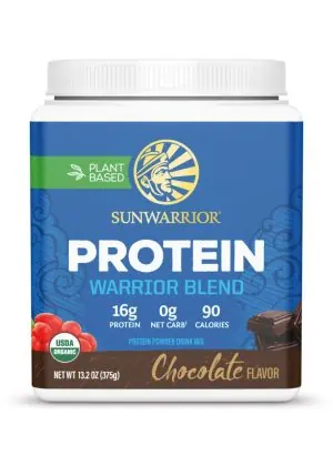 Sunwarrior Warrior Blend Chocolate - plant-based protein, vegan protein