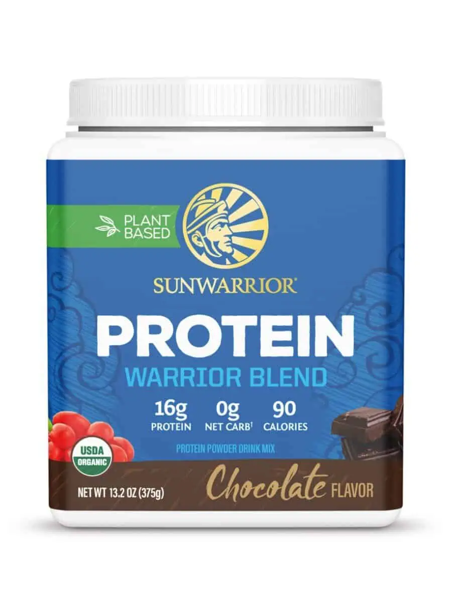Sunwarrior Warrior Blend Chocolate - plant-based protein, vegan protein