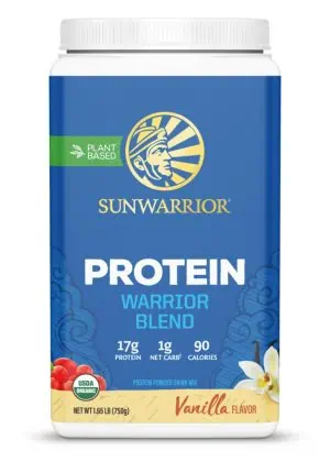 Sunwarrior Warrior Blend Organic, Vanilla - vegan protein, amino acids