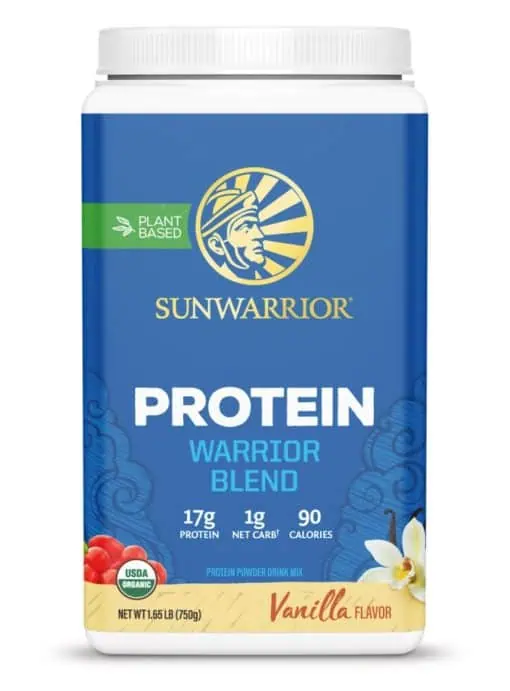 Sunwarrior Warrior Blend Organic, Vanilla - vegan protein, amino acids
