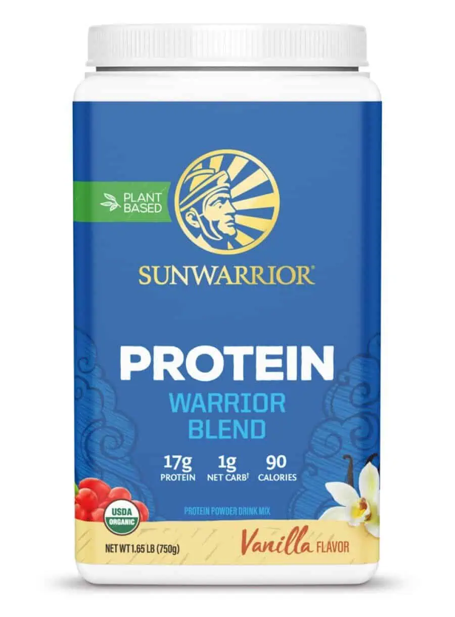 Sunwarrior Warrior Blend Organic, Vanilla - vegan protein, amino acids