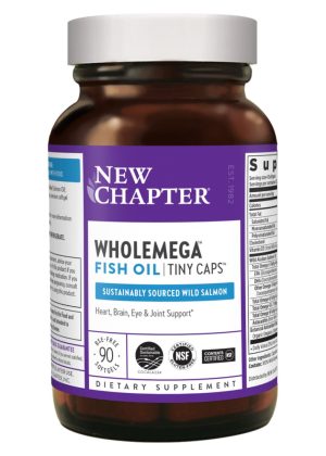 New Chapter Wholemega Tiny Caps -- fish oil, omega-3
