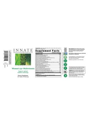 Innate Response Women's 55+ Multivitamin -- multivitamin for women, health supplement - Back