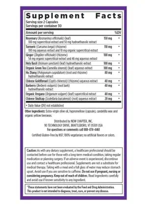 New Chapter Zyflamend(TM) -- herbal supplement, joint support - Back