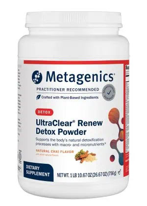 Metagenics UltraClear(R) RENEW Chai detox support, nutritional supplement.