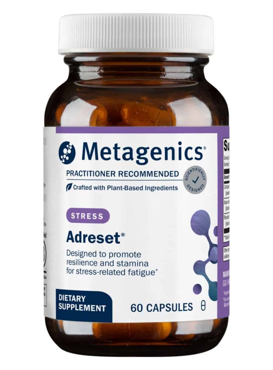 Metagenics Adreset(R) -- stress relief, adaptogenic herbs.