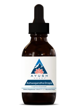 Ayush Herbs Adult Ashwagandha Drops -- ashwagandha, adaptogen.