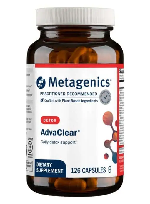 Metagenics AdvaClear(R) -- detoxification support, liver health.