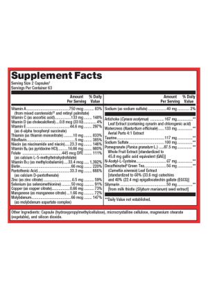 Metagenics AdvaClear(R) -- detoxification support, liver health. - Back
