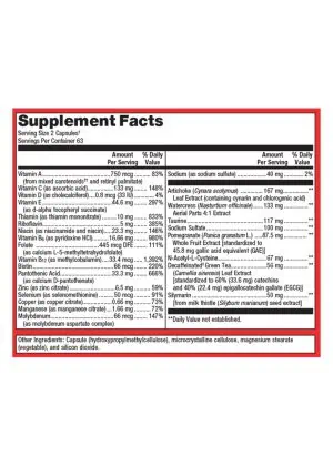 Metagenics AdvaClear(R) -- detoxification support, liver health. - Back