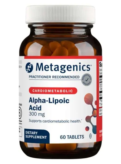 Metagenics Alpha-Lipoic Acid 300 -- alpha-lipoic acid, cardiometabolic health.