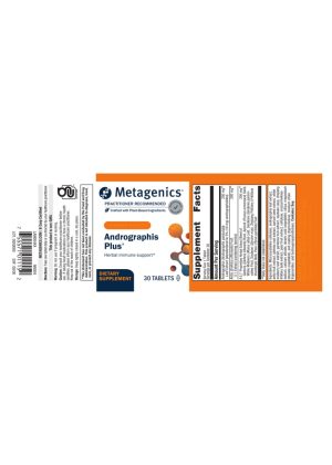 Metagenics Andrographis Plus(R) -- herbal immune support, immune health. - Back