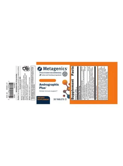 Metagenics Andrographis Plus(R) -- herbal immune support, immune health. - Back