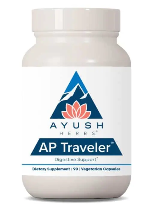 Ayush Herbs AP Traveler -- gastrointestinal health, digestive support.