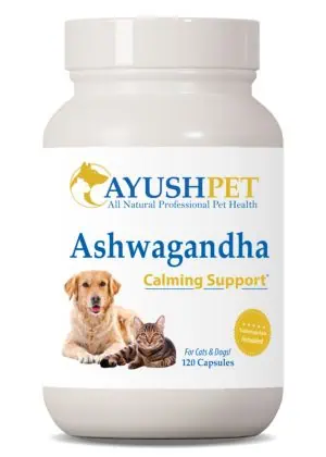 Ayush Herbs Ashwagandha Vet Care Product -- ashwagandha, adaptogen.