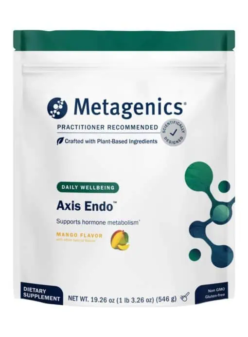 Metagenics Axis Endo(TM) Mango Flavor -- hormone metabolism, phytonutrient support.
