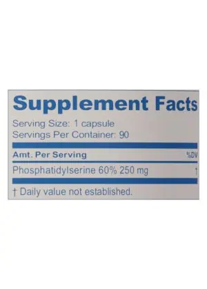 Ayush Herbs AyuPhos -- phosphatidylserine, cognitive support. - Back