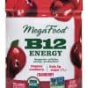 MegaFood B12 Energy Gummies -- energy support, cranberry flavor